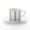 マイセン（Meissen） ストライプ 79A219-41579 エスプレッソカップ＆ソーサー 100ml （ライト）