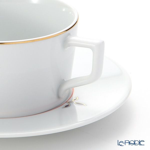 マイセン（Meissen） ノーブルブルー 802490-41633（98A077-41623／562） ティーカップ＆ソーサー 150ml （ブロッサムツィッグ）