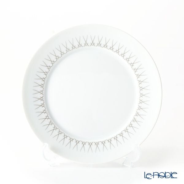 マイセン（Meissen） スウォード エレガントグレイ 79A227-41501 ブレッド＆バタープレート 17cm