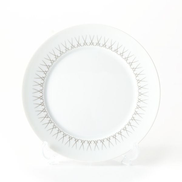 マイセン（Meissen） スウォード エレガントグレイ 79A227-41501 ブレッド＆バタープレート 17cm