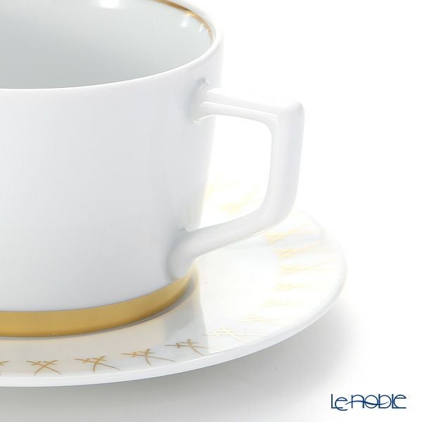 マイセン（Meissen） スウォード ラグジュアリーゴールド 99A370-41584 カプチーノカップ＆ソーサー 200ml／14.5cm