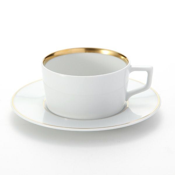 マイセン（Meissen） スウォード ラグジュアリーゴールド 99A370-41584 カプチーノカップ＆ソーサー 200ml／14.5cm