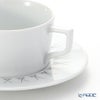 マイセン（Meissen） スウォード エレガントグレイ 79A225-41633 ティーカップ＆ソーサー 150ml／14.5cm