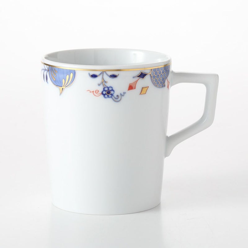 マイセン（Meissen） ノーブルブルー 802190-41575 マグ 9cm／250ml（オニオンエッジ）