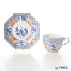 マイセン（Meissen） リミテッドエディション 408074／55836（LE2018） オクタゴナルカップ＆ソーサー（ブルー） 世界限定コレクション