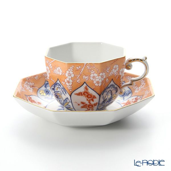 マイセン（Meissen） リミテッドエディション 408174／55836（LE2018） オクタゴナルカップ＆ソーサー（レッド） 世界限定コレクション