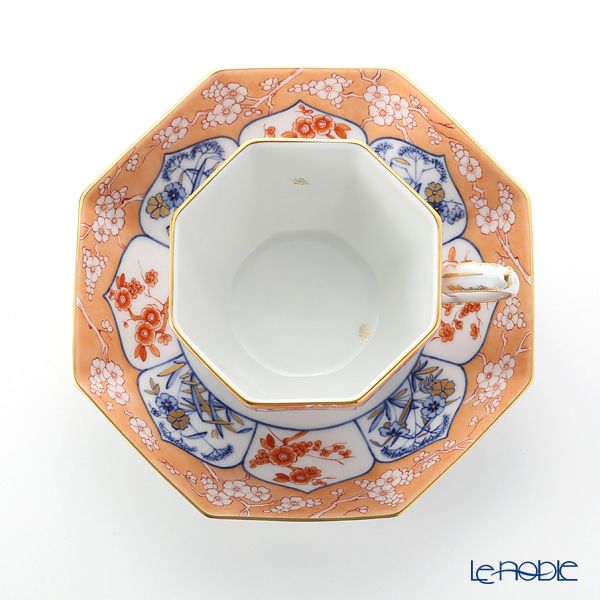 マイセン（Meissen） リミテッドエディション 408174／55836（LE2018） オクタゴナルカップ＆ソーサー（レッド） 世界限定コレクション