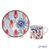 マイセン（Meissen）コラージュ ブルーミーフェザーズ エスプレッソカップ＆ソーサー 79A546／36579