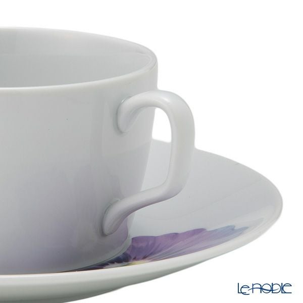 マイセン（Meissen） コスモポリタン ジャイアントブルーム コーヒーカップ＆ソーサー パンジー 61A160／37582