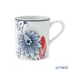 マイセン（Meissen） コラージュ ブルーミーフェザーズ マグカップ 240ml 高さ9cm 79A544／36575