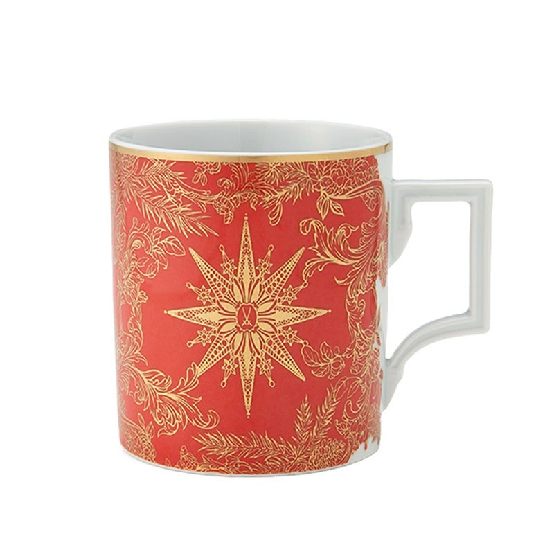 マイセン（Meissen）クリスマススター レッド マグカップ 240ml 高さ9cm 79A941／55810