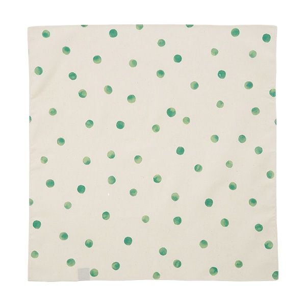 むす美 風呂敷 50 MUSUBI ORGANIC 水玉 グリーン 綿100％ 日本製 50cm 20376-105