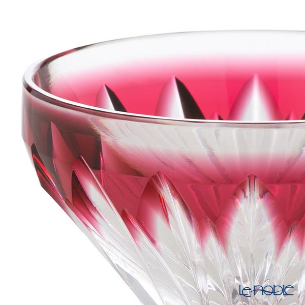 薩摩切子 富士盃 赤富士 金赤 20901 80ml