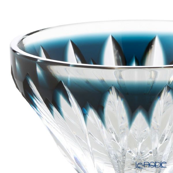 薩摩切子 富士盃 青富士 藍 20906 80ml