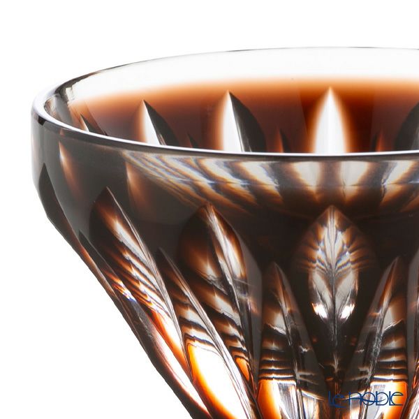 薩摩切子 桜島盃 ブラウン 31147 80ml