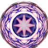 薩摩切子 猪口 二重被せ 紅藤（べにふじ） 100ml