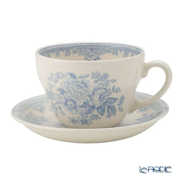 バーレイ ブルーアジアティックフェザンツ ブレックファーストカップ＆ソーサー 430ml