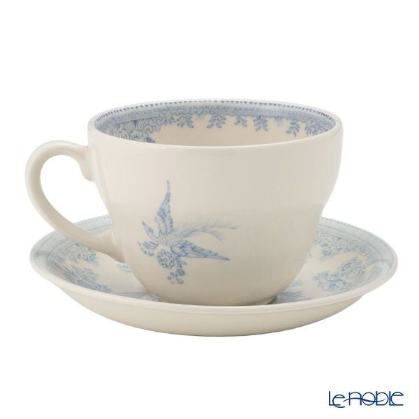 バーレイ ブルーアジアティックフェザンツ ブレックファーストカップ＆ソーサー 430ml