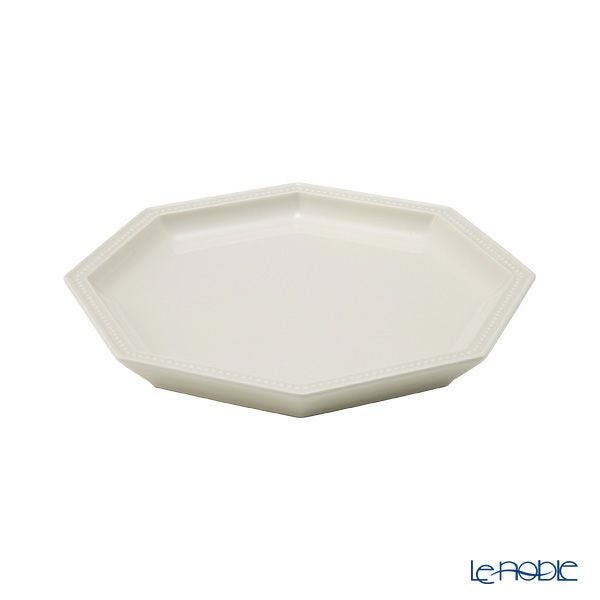 マルミツポテリ スタジオエム ガティ プレート 19.5cm ホワイト