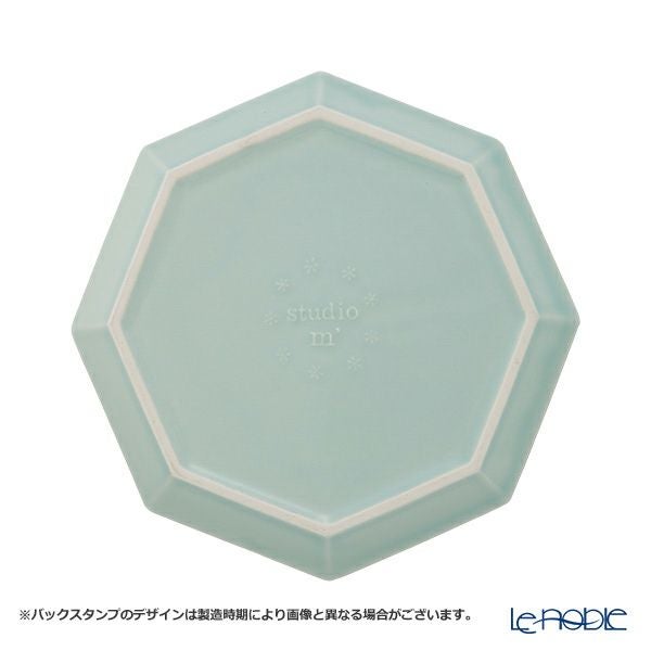 マルミツポテリ スタジオエム ガティ プレート 19.5cm グリーン