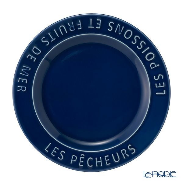 マルミツポテリ スタジオエム フィッシャーマンズ プレート 24.5cm インディゴ