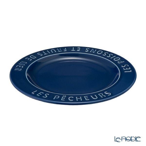 マルミツポテリ スタジオエム フィッシャーマンズ プレート 24.5cm インディゴ