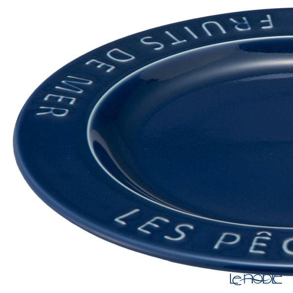 マルミツポテリ スタジオエム フィッシャーマンズ プレート 24.5cm インディゴ