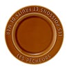 マルミツポテリ スタジオエム フィッシャーマンズ プレート 24.5cm キャラメル