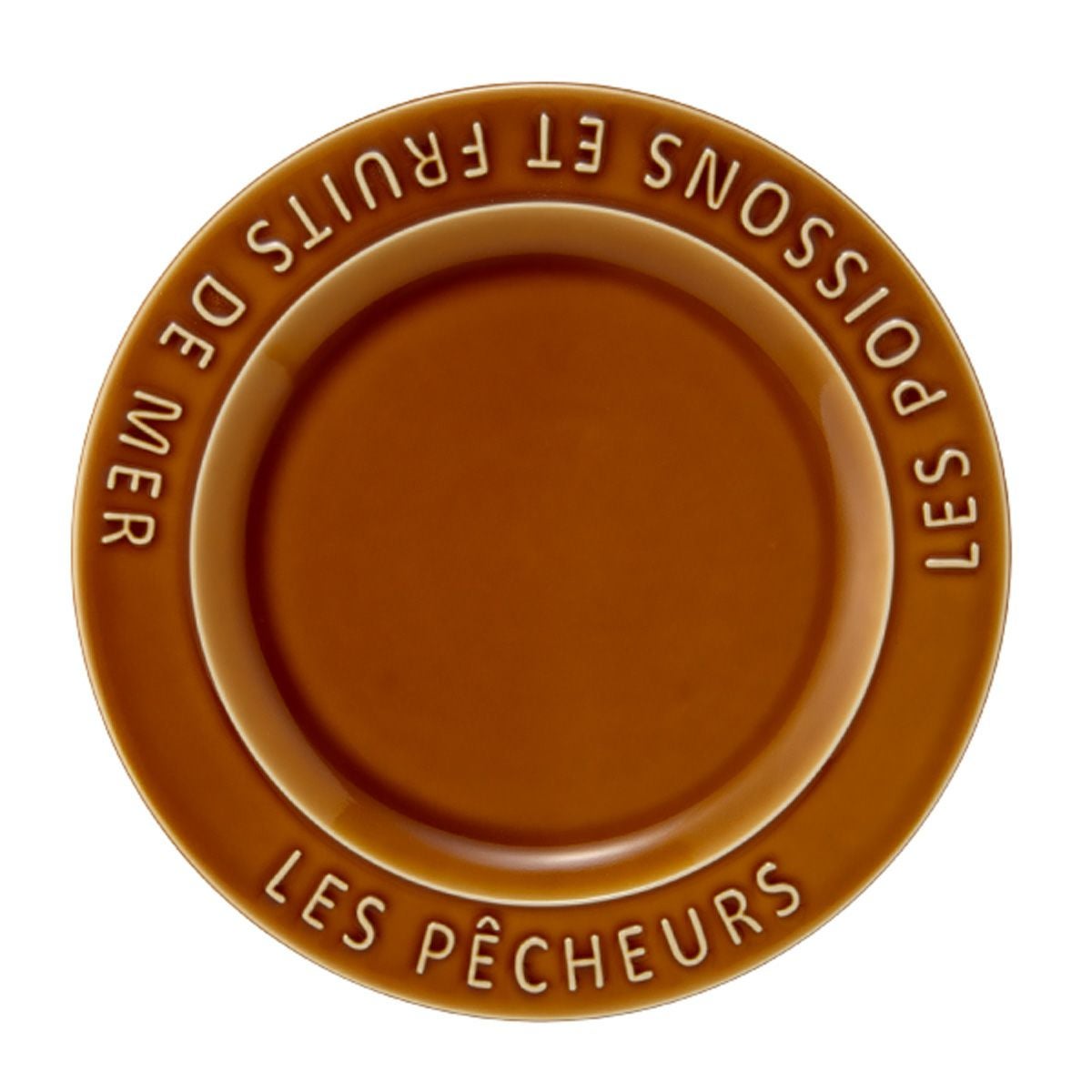 マルミツポテリ スタジオエム フィッシャーマンズ プレート 24.5cm キャラメル