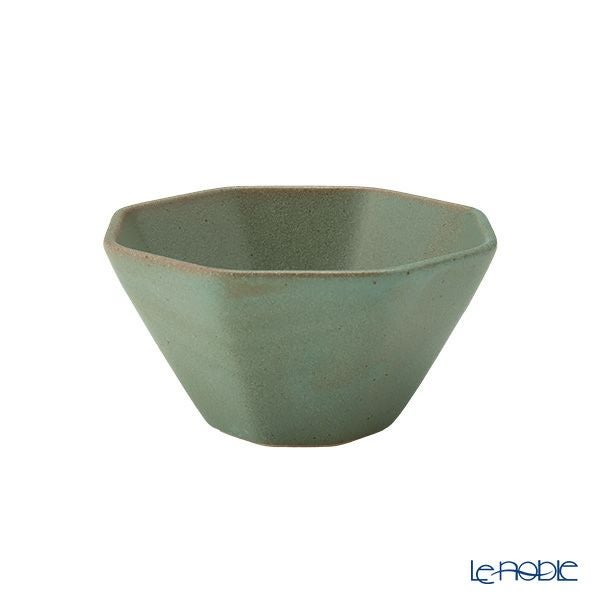 マルミツポテリ スタジオエム オクトゴーヌ 3寸小付／八角小鉢 9.5×5cm 160ml 錆青磁