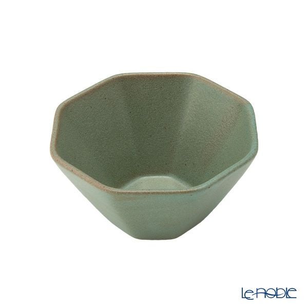 マルミツポテリ スタジオエム オクトゴーヌ 3寸小付／八角小鉢 9.5×5cm 160ml 錆青磁