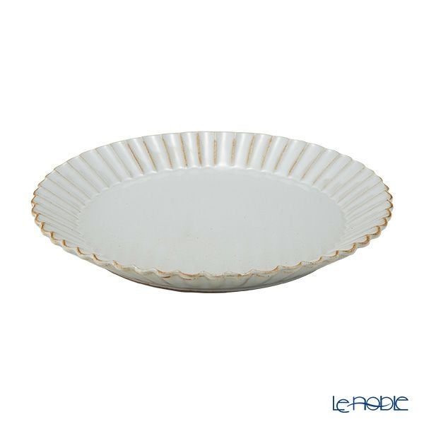 マルミツポテリ スタジオエム バルバリ メインプレート／大皿 24.5cm ブラン