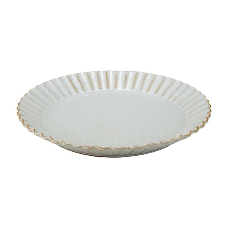 マルミツポテリ スタジオエム バルバリ メインプレート／大皿 24.5cm ブラン