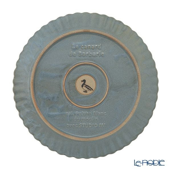 マルミツポテリ スタジオエム バルバリ メインプレート／大皿 24.5cm グリズ