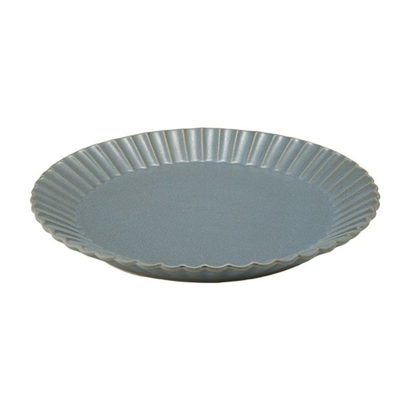 マルミツポテリ スタジオエム バルバリ メインプレート／大皿 24.5cm グリズ