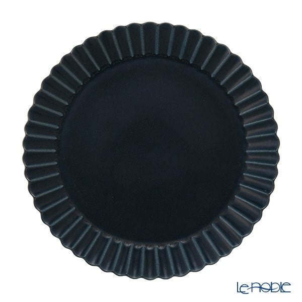 マルミツポテリ スタジオエム バルバリ メインプレート／大皿 24.5cm インディゴ