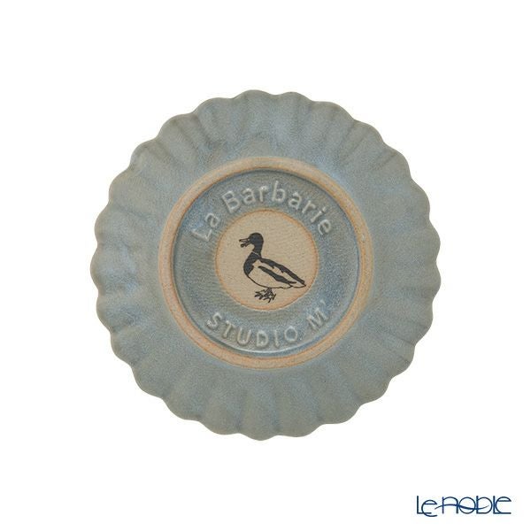 マルミツポテリ スタジオエム バルバリ ココガモプレート／小皿 11.3cm グリズ