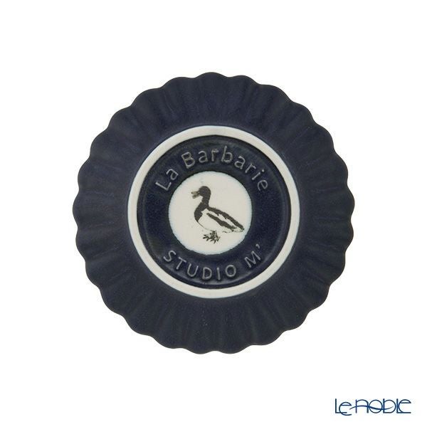 マルミツポテリ スタジオエム バルバリ ココガモプレート／小皿 11.3cm インディゴ