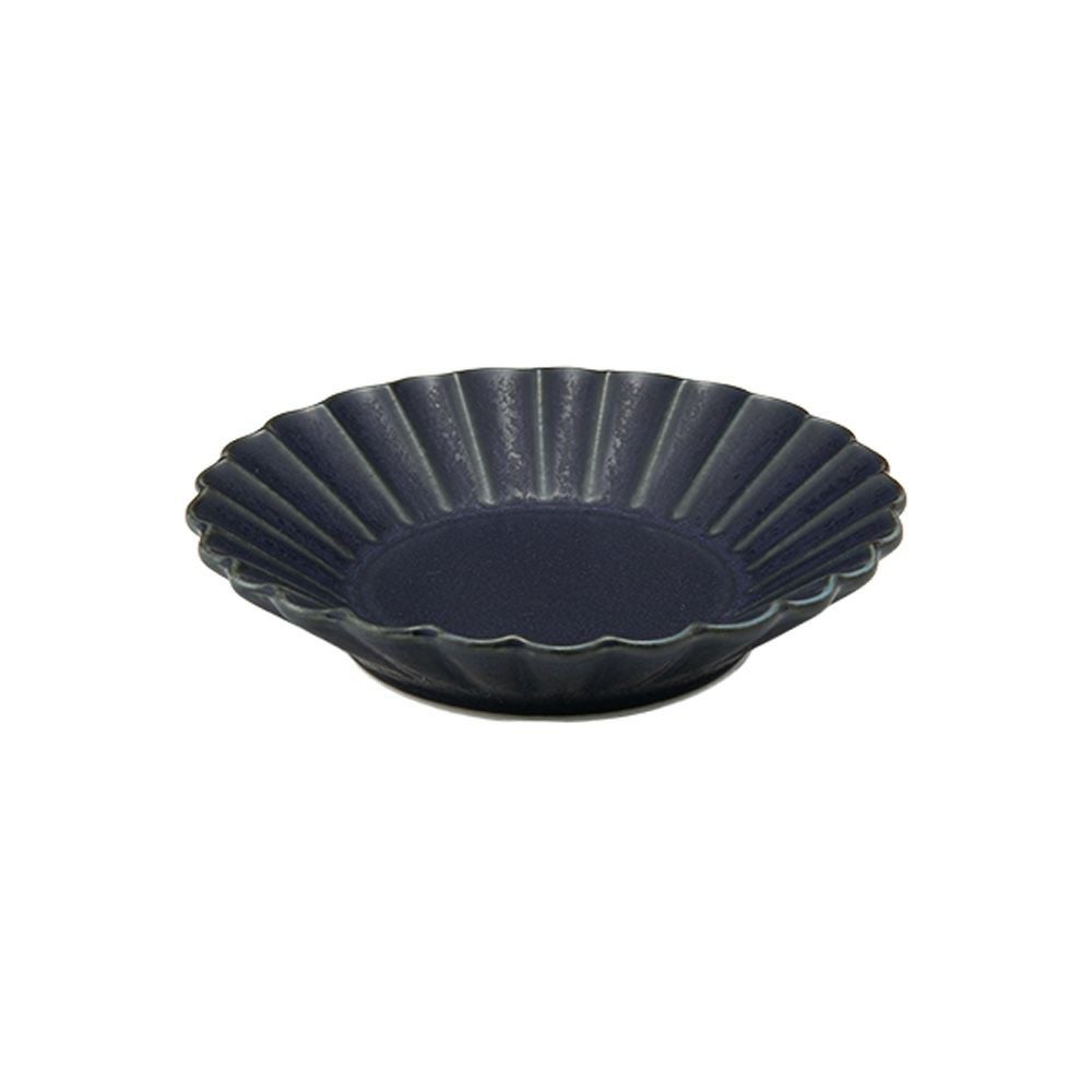 マルミツポテリ スタジオエム バルバリ ココガモプレート／小皿 11.3cm インディゴ