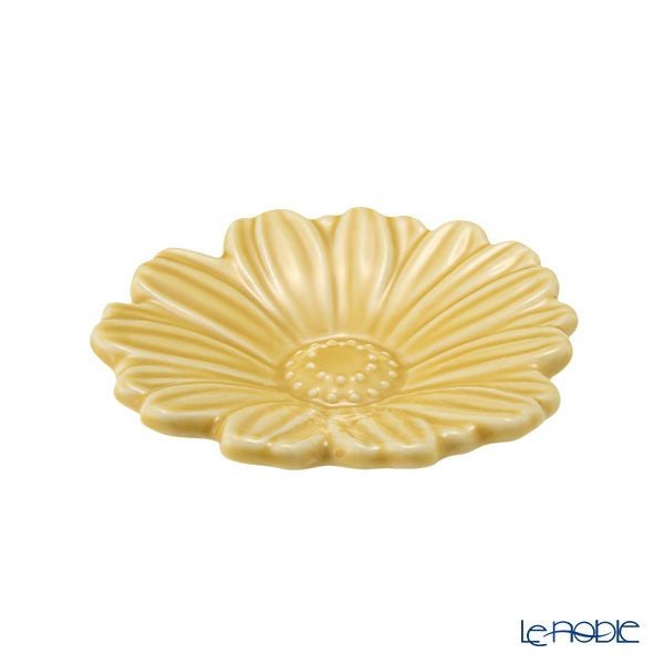 マルミツポテリ ソボカイ マーガレット プレート 9.4cm マスタード