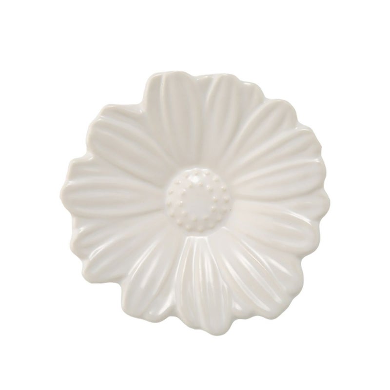 マルミツポテリ ソボカイ マーガレット プレート 9.4cm ホワイト