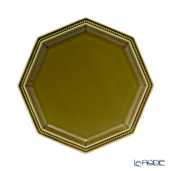 マルミツポテリ スタジオエム ガティ プレート 19.5cm オリーブ