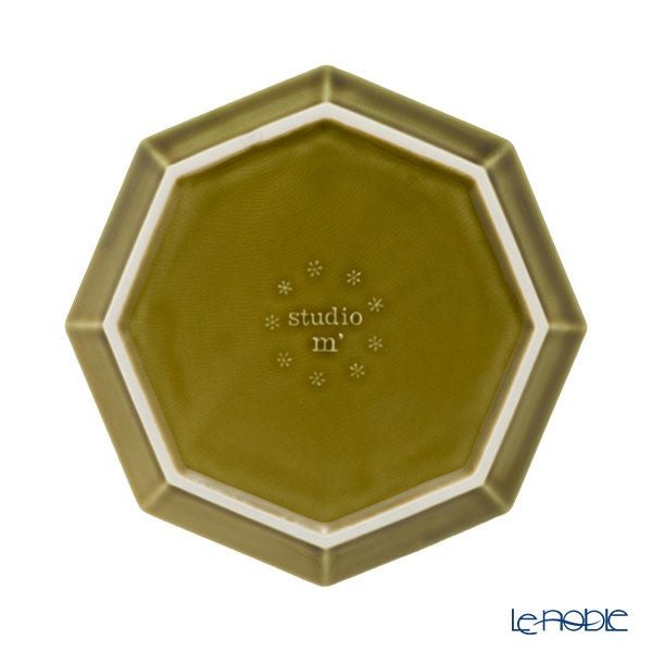 マルミツポテリ スタジオエム ガティ プレート 19.5cm オリーブ