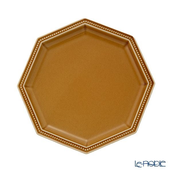 マルミツポテリ スタジオエム ガティ プレート 19.5cm キャラメル