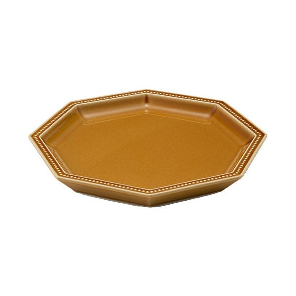 マルミツポテリ スタジオエム ガティ プレート 19.5cm キャラメル