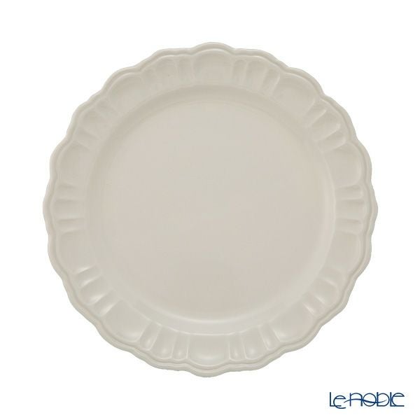 マルミツポテリ スタジオエム ポンポネ プレート 20cm ホワイト