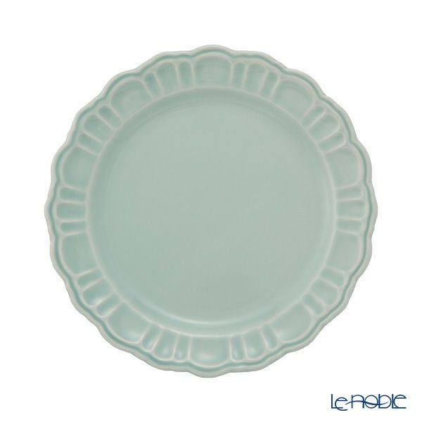 マルミツポテリ スタジオエム ポンポネ プレート 20cm ペールブルー