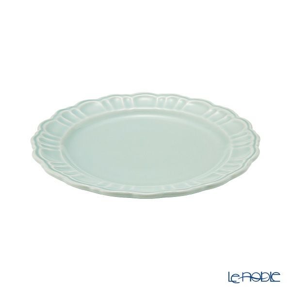 マルミツポテリ スタジオエム ポンポネ プレート 20cm ペールブルー