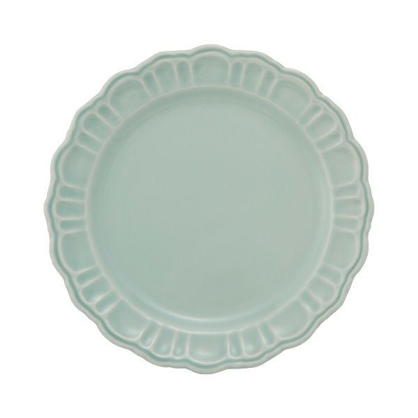マルミツポテリ スタジオエム ポンポネ プレート 20cm ペールブルー