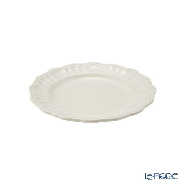 マルミツポテリ スタジオエム ポンポネ プレート 15cm ホワイト